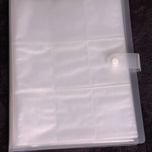 Clear Plastic Jewelry Holder Booklet